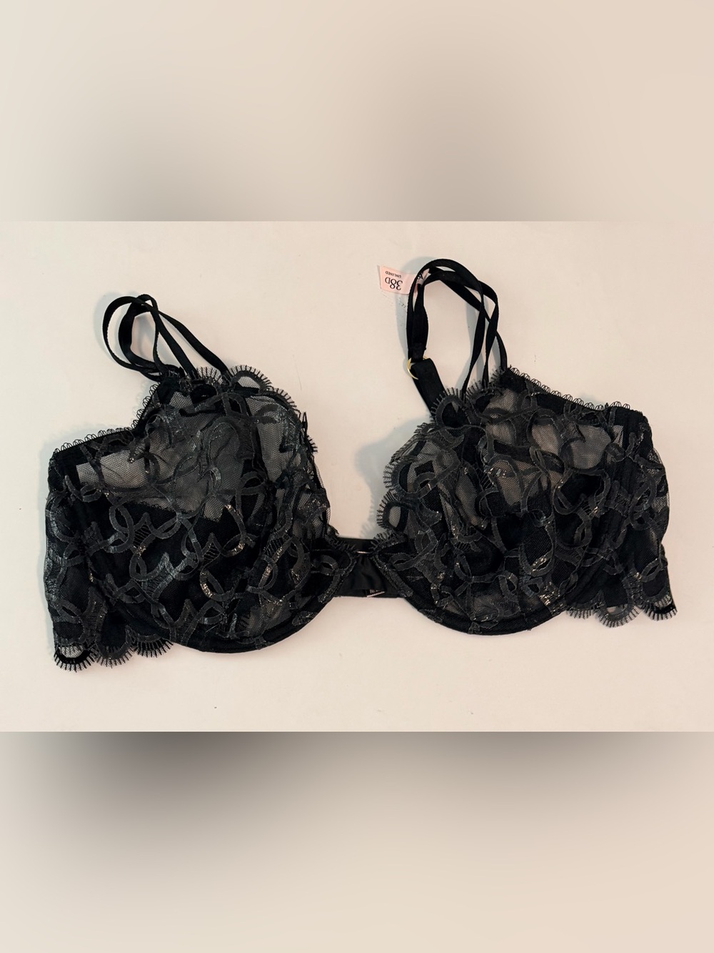 Victoria’s Secret Very Sexy Shimmer Heart Demi Bra – 38D